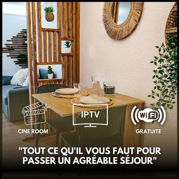 Gîte pour 4 personnes, avec terrasse et vue dans Lac des Rousses