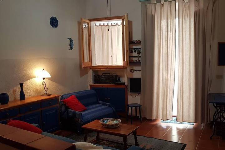 Typical Carlofortina house right in the center in Carloforte, Sulcis Iglesiente