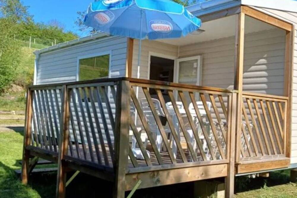 Mobilheim für 4 Pers mit Terrasse in Langogne, Zentralmassiv