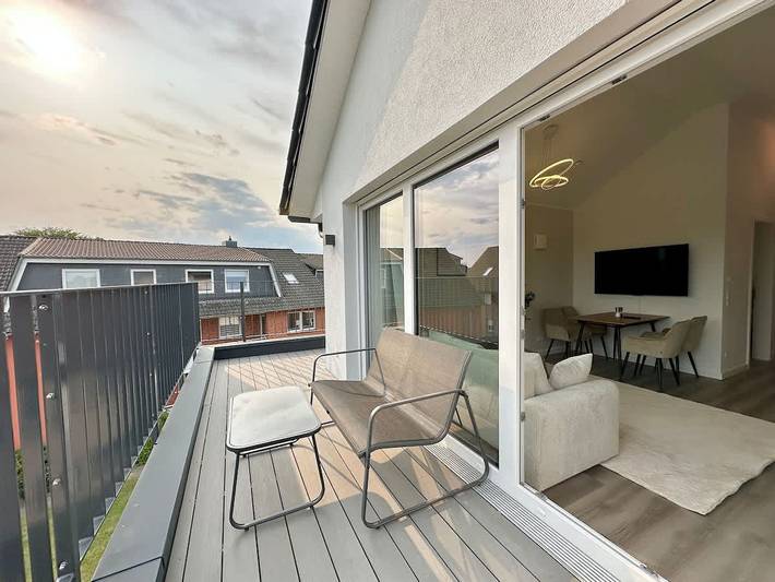 Ferienwohnung für 5 Personen, mit Balkon/Terrasse, kinderfreundlich