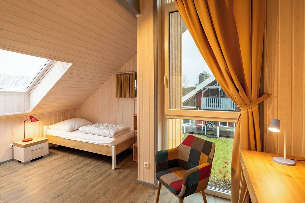Schwan 308 - Modernes großzügiges Ferienhaus im skandinavischen Stil in Mirow, Mecklenburg-Strelitz