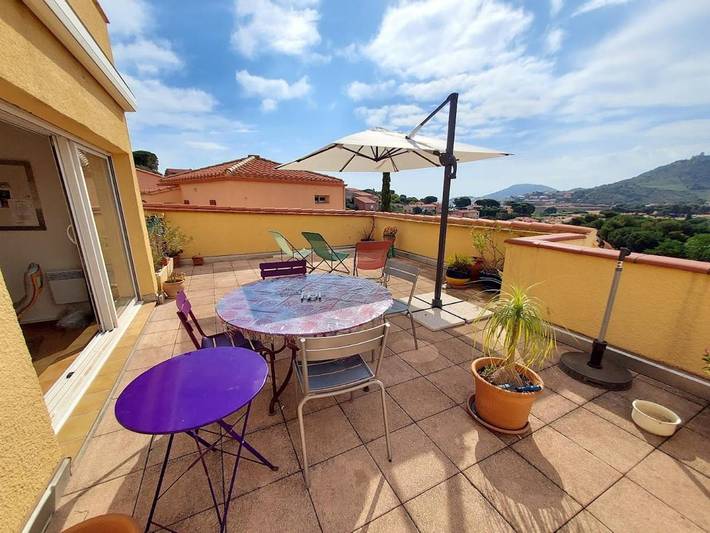 Gîte pour 6 personnes, avec vue et terrasse, animaux acceptés dans Gare De Collioure - 3