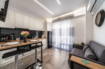 Gîte pour 2 personnes, avec balcon, adapté aux familles à Héraklion