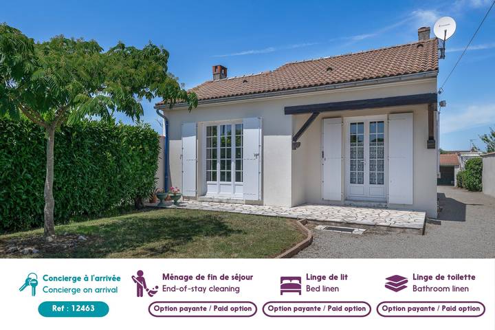 Maison pour 6 avec jardin à La Plaine sur Mer in La Plaine-sur-Mer, Côte de Jade