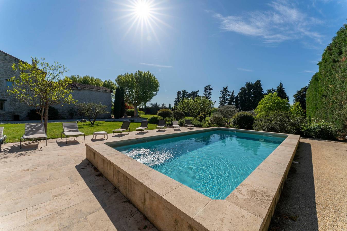 Gästehaus 'Mas De Charme' mit privatem Pool, privatem Garten und Wi-Fi in Caumont-sur-Durance, Vaucluse