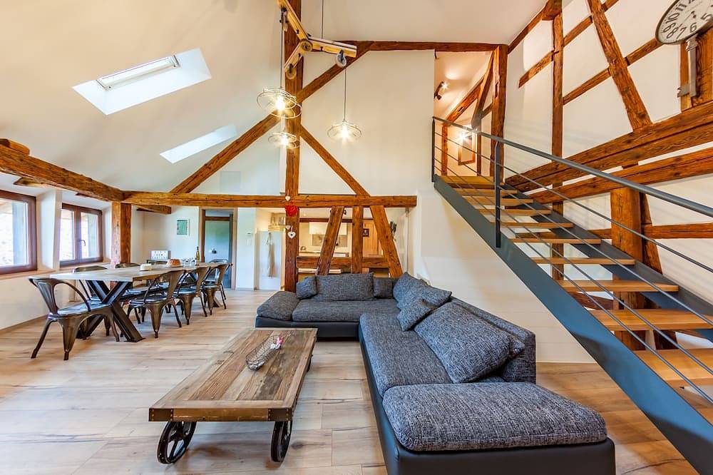 Appartement entier, \"le château\" gite 8 personnes avec sauna et billard. in Kientzheim, Parc naturel régional des Ballons des Vosges
