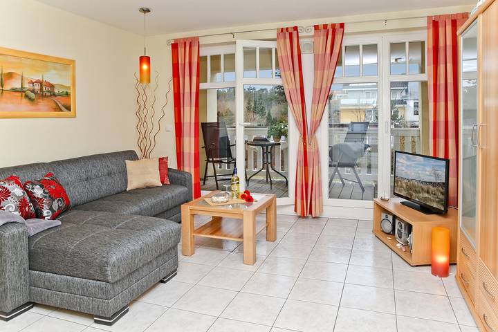 Ferienwohnung für 3 Personen, mit Balkon - 1