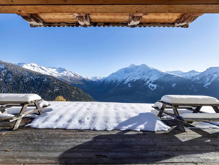 Chalet pour 15 personnes, avec balcon dans La Rosière - 2