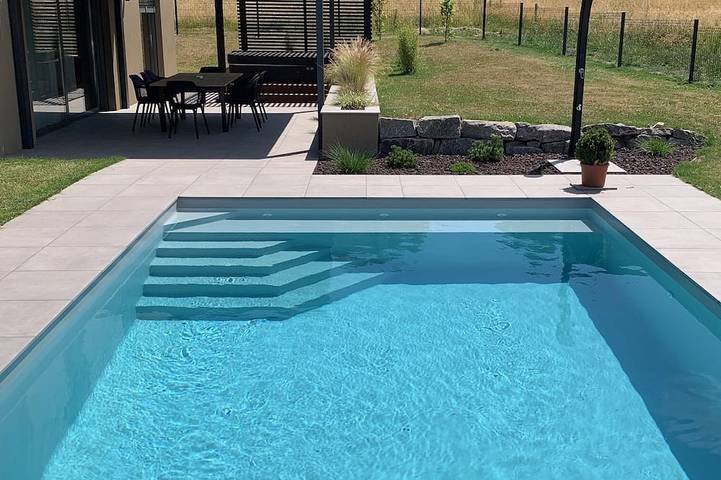 Ferienhaus für 8 Personen, mit Balkon und Whirlpool sowie Garten und Sauna in Labaroche
