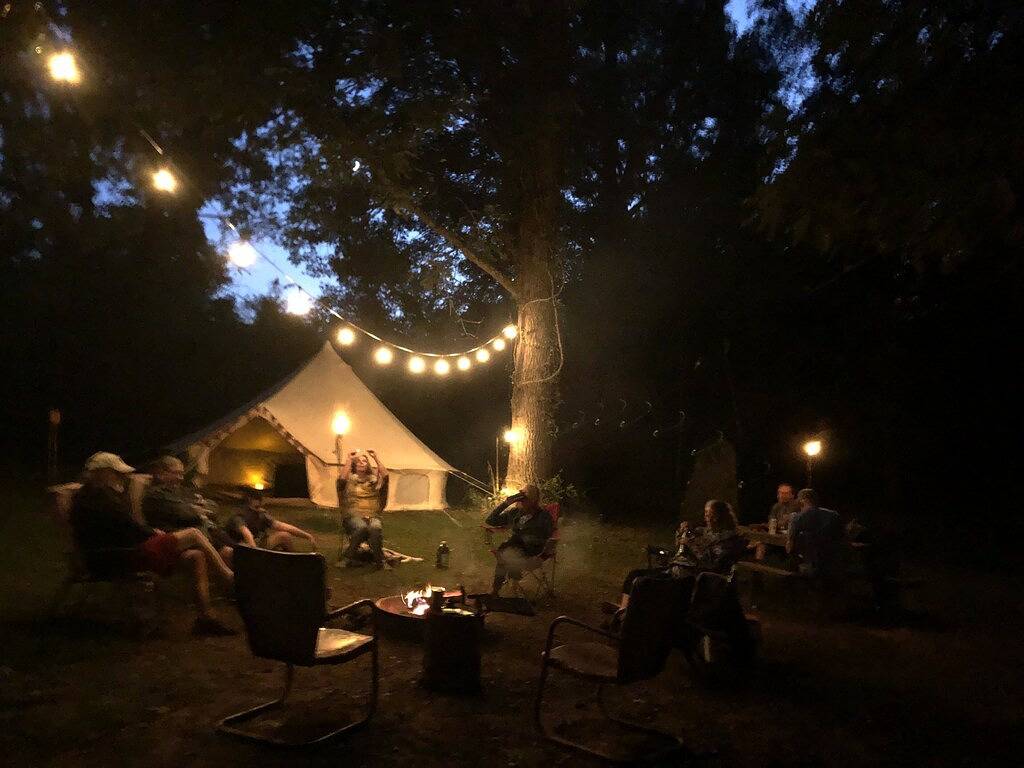 Large Bell Tent on the Kings River! in Carroll County (AR)
