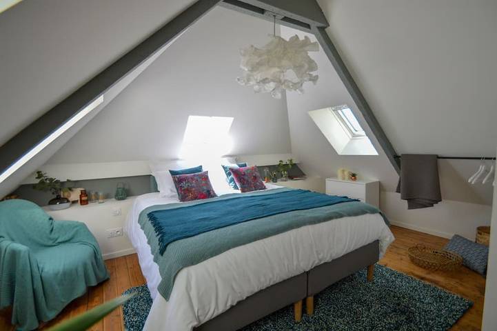 Ganze Wohnung, Apartment-Luxus-Ensuite-Gartenblick in Bayeux, Bayeux und Umgebung