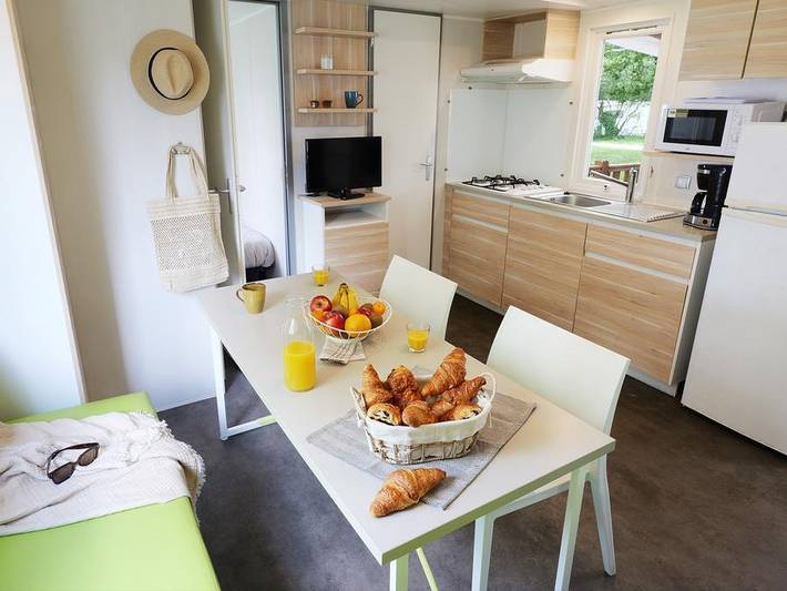 Camping Vieux Moulin - Mobilheim 8 personen - Grand Confort - 3 Zimmer in Vensac, Lesparre-Médoc und Umgebung