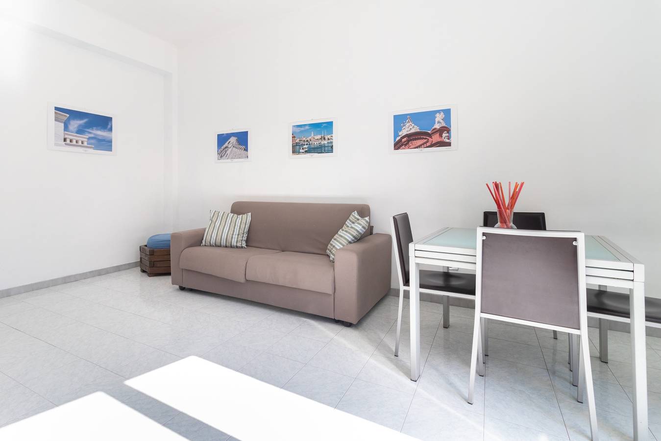 Ganze Wohnung, Ferienwohnung 'Esperia Home attico in Bari' mit Privatterrasse, Wlan und Klimaanlage in Bari, Bari Provinz
