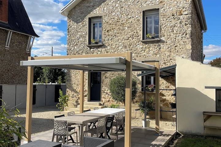 Maison de vacances pour 9 personnes, avec jardin