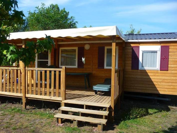 Mobil home pour 6 personnes, avec sauna et bassin pour enfant à Saint-Michel-Escalus - 2
