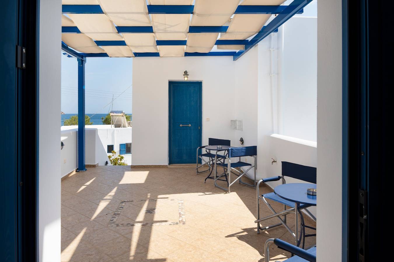Monolocale intero, Monolocale 'Studios Ninemia Serifos 5' con vista mare, Wi-Fi e aria condizionata in Livadi, Cicladi