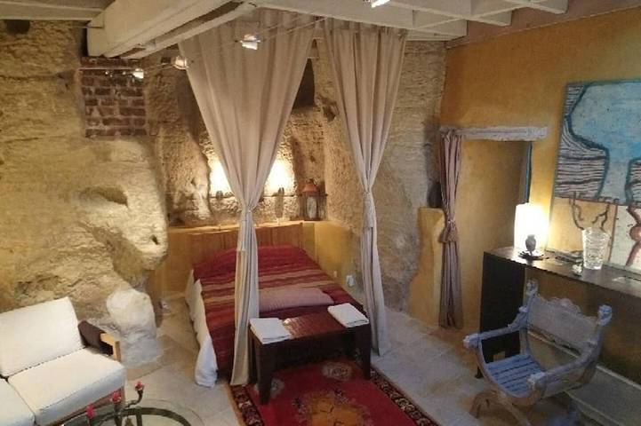Loft troglodyte dans la vallée de la Loire en France in Thoré-la-Rochette, Vallée de la Loire