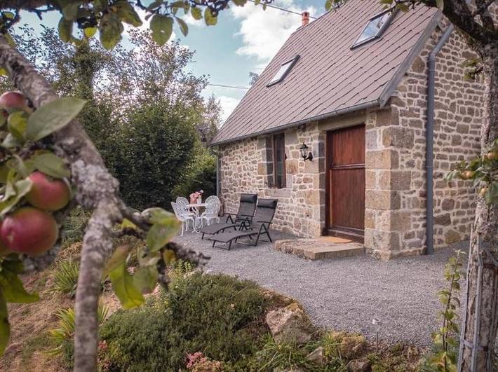 Maison de vacances pour 4 personnes, avec jardin et vue, animaux acceptés