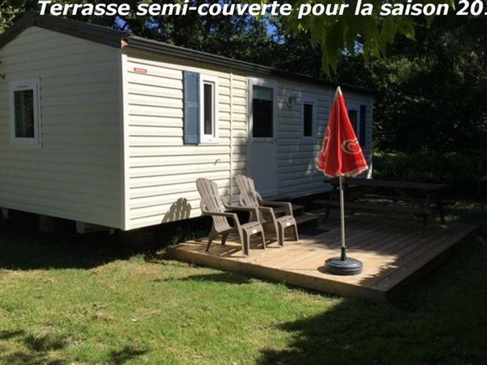 Wohnwagen für 6 Personen, mit Pool und Terrasse, mit Haustier in Vendays-Montalivet