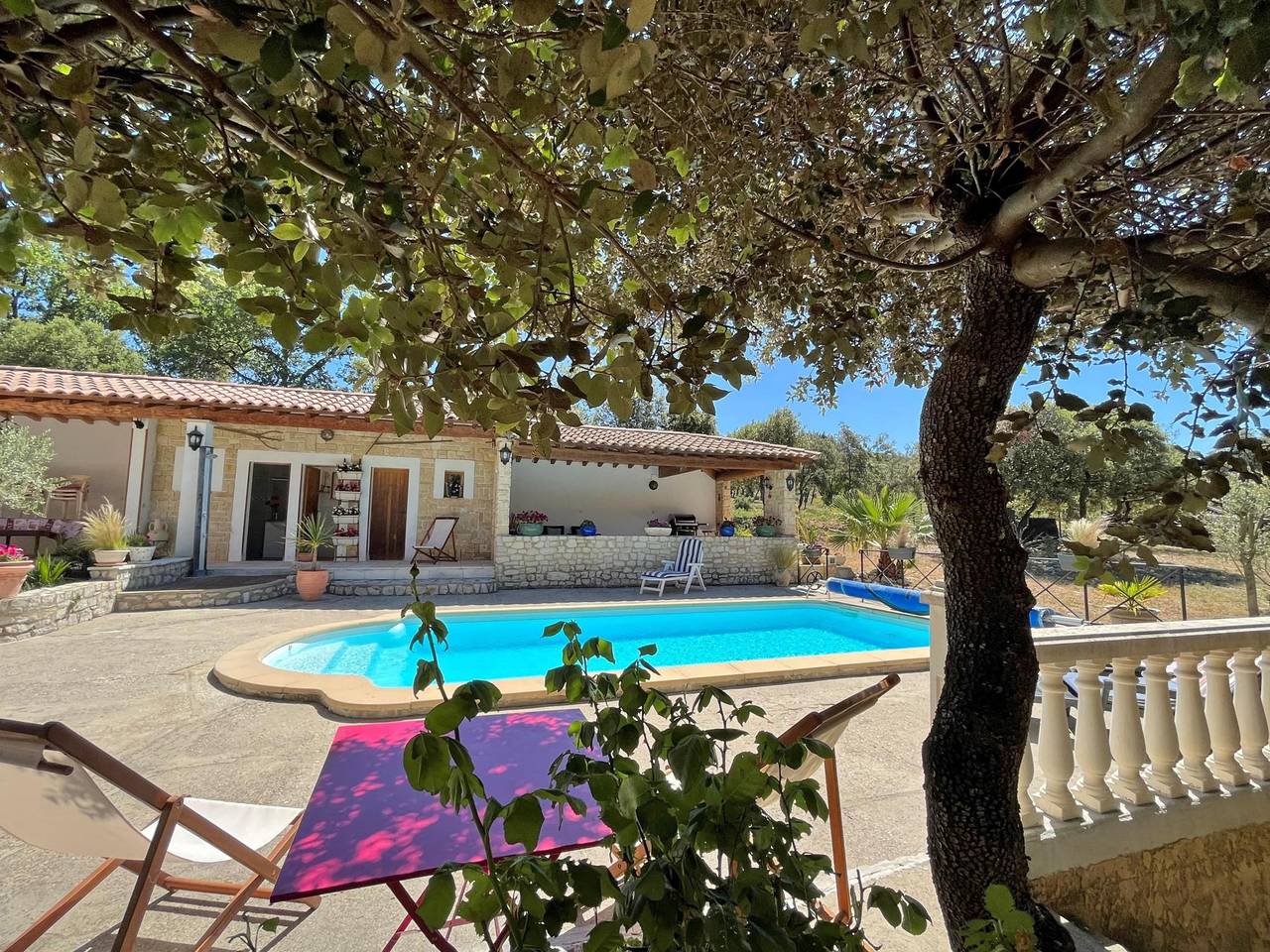 Holiday home with private pool in Uchaux, Vaucluse