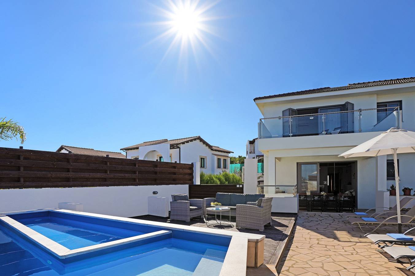 Villa für 8 Personen mit Balkon in Protaras, Südzypern