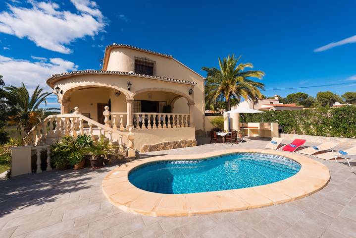 Holiday rental for 8 people, with Terrace and Garden in Moraira