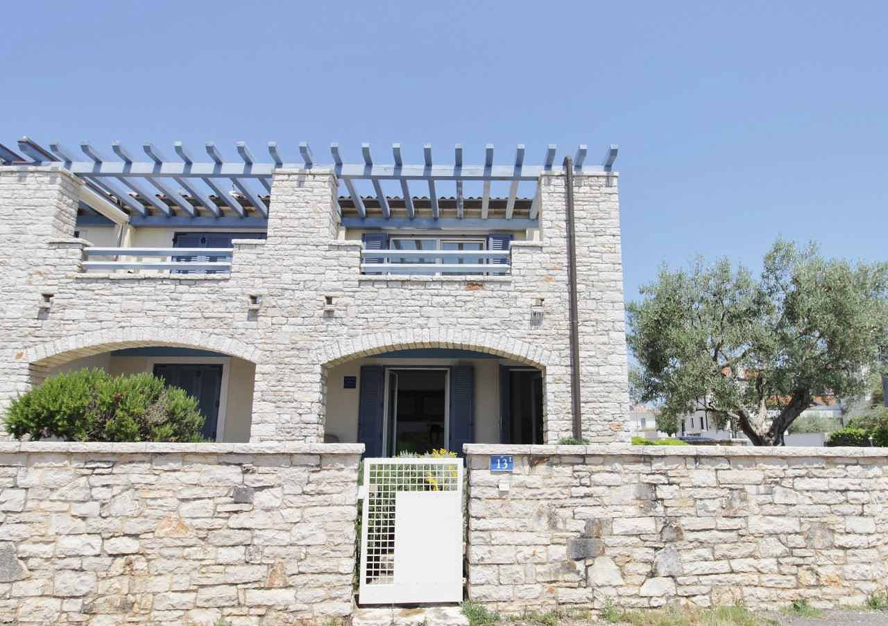 Villa mit Klimaanlage und Blick auf das Meer  in Lovrecica, Umag und Umgebung