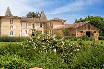 Château pour 21 personnes, avec jardin dans le Gers