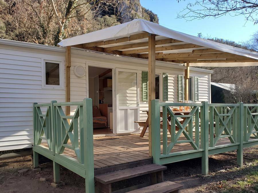 Camping Mas de Lastourg - Mobilhome 4 personas - Tv in Fuilla, Parque Natural Regional de los Pirineos Catalanes