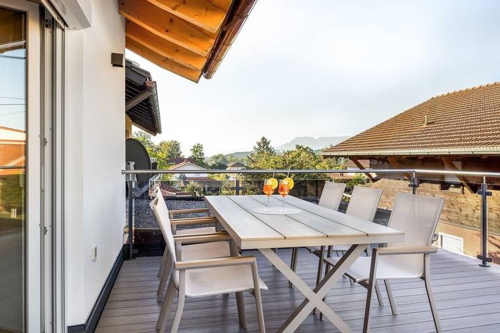 Ganze Ferienwohnung, Ferienwohnung Schwabe - Ferienwohnung mit einem separaten Schlafzimmer 39 qm in Petting, Rupertiwinkel