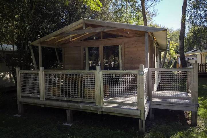 Chalet pour 4 personnes, avec terrasse