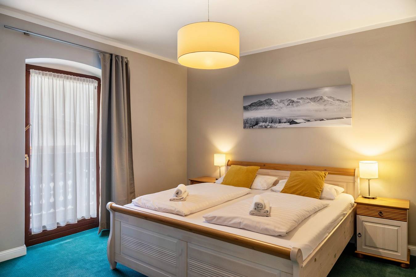 Room 8 (budget double room) with mountain view, balcony and Wi-Fi in Seefeld in Tirol, Innsbruck Land