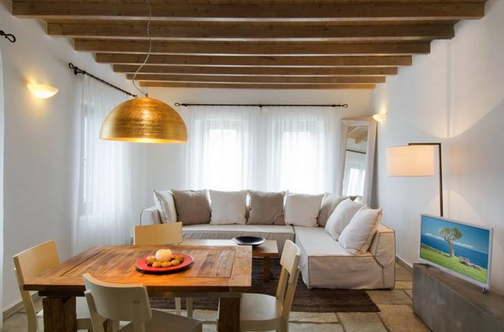 Location de vacances pour 4 personnes, avec piscine et balcon ainsi que vue sur l’océan et jardin dans Andros - 3