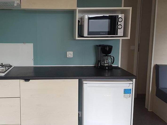 Mobil home pour 2 personnes, avec sauna et bassin pour enfant à Saint-Lunaire - 4