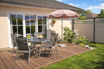 Ferienhaus für 4 Personen, mit Terrasse und Garten, mit Haustier in Pruchten