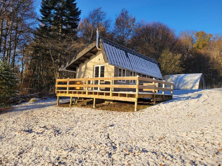 Chalet pour 2 personnes, avec sauna et vue sur le lac ainsi que vue et jardin en Corrèze - 4