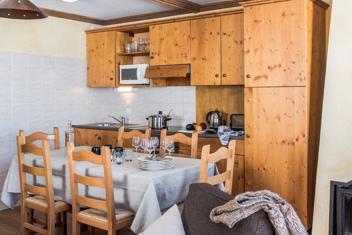 Appartement entier, Appartement de vacances pour 8 personnes avec balcon in Tignes, Parc National de la Vanoise