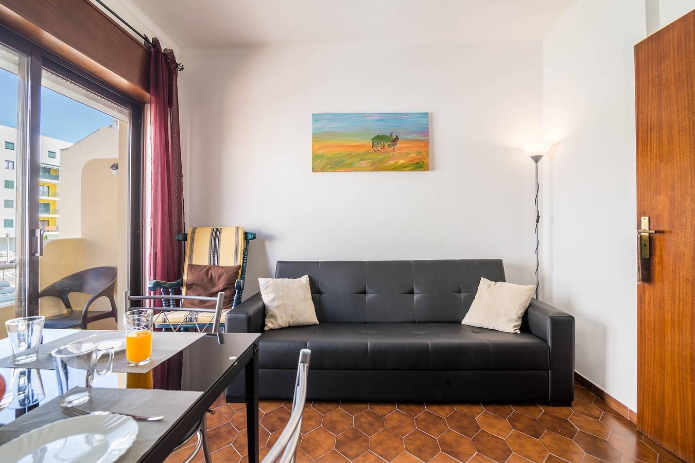 Appartamento intero, "Beach Residence 21" con Balcone, Barbecue, Wi-Fi e Tv via cavo; Parcheggio disponibile in Armação de Pêra (costa), Armação de Pera