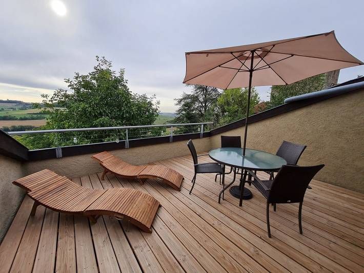 Gîte pour 4 personnes, avec terrasse dans Bouxières-aux-Chênes