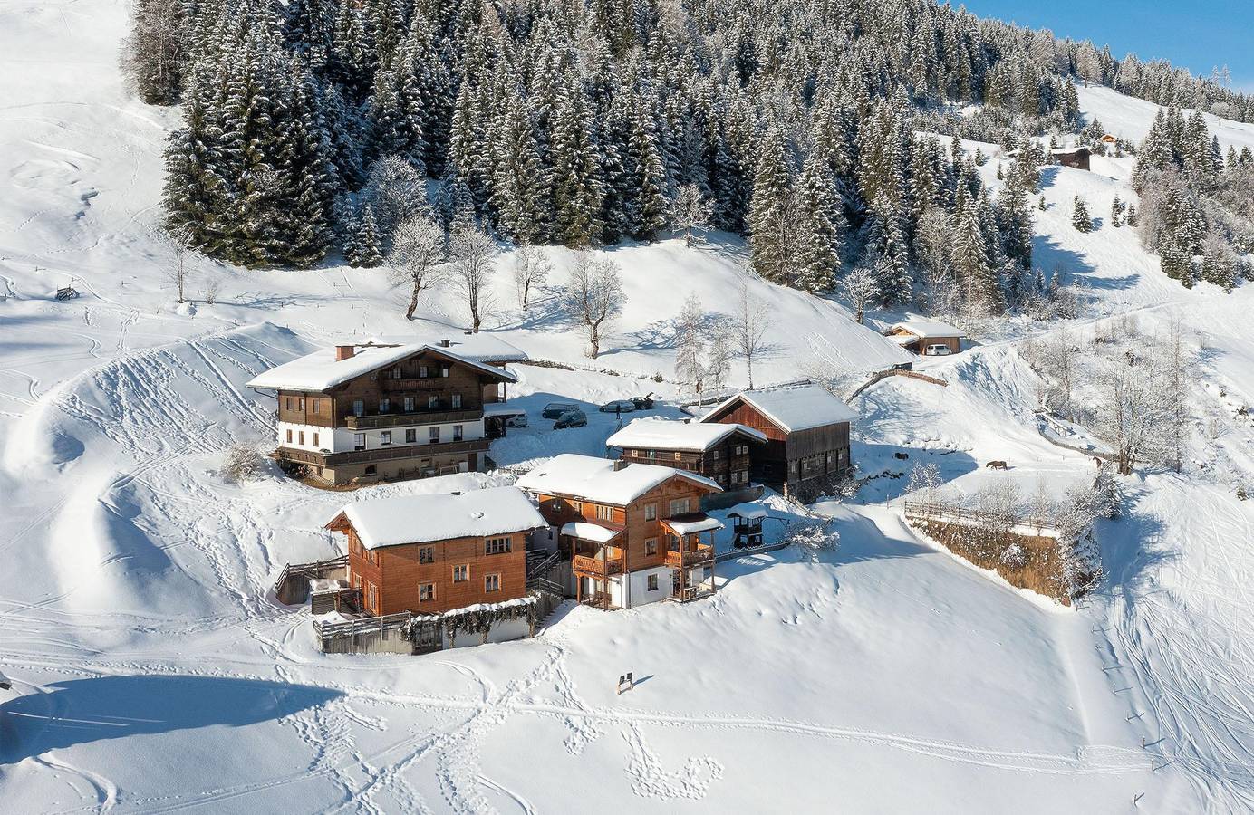 Apartamento vacacional entero, 4-Raum-Bauernhaus für 6 bis 8 Personen in Hüttschlag, Ski Amadé
