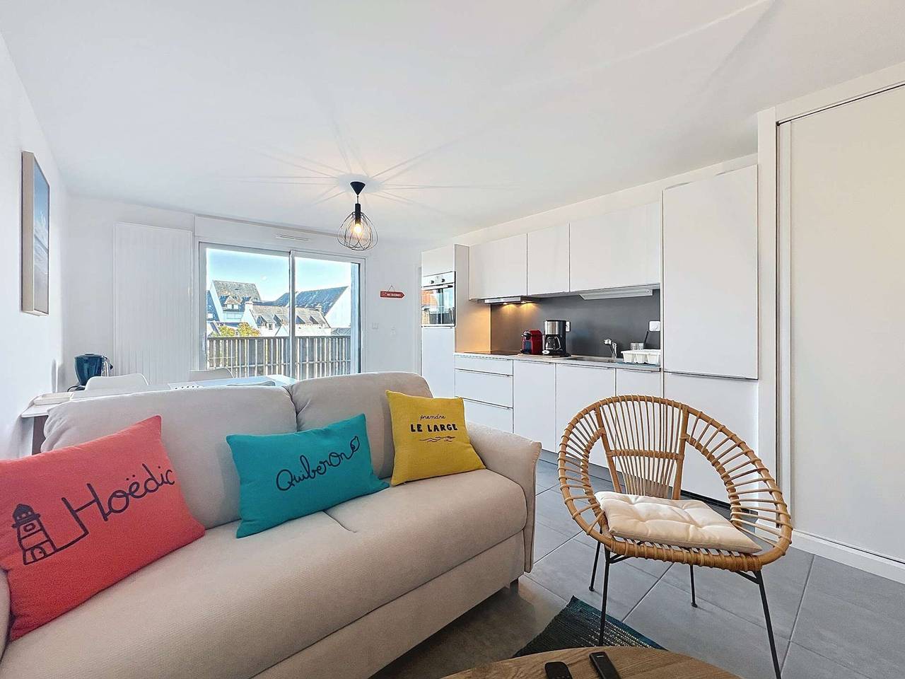 Appartement entier, Appartement moderne 2 pièces avec terrasse et garage - Saint-Pierre-Quiberon in Saint-Pierre-Quiberon, Côte des Mégalithes