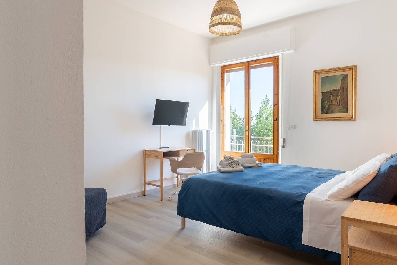 Dreibettzimmer mit Balkon und Wlan nahe Montepulciano in Montepulciano, Siena Provinz