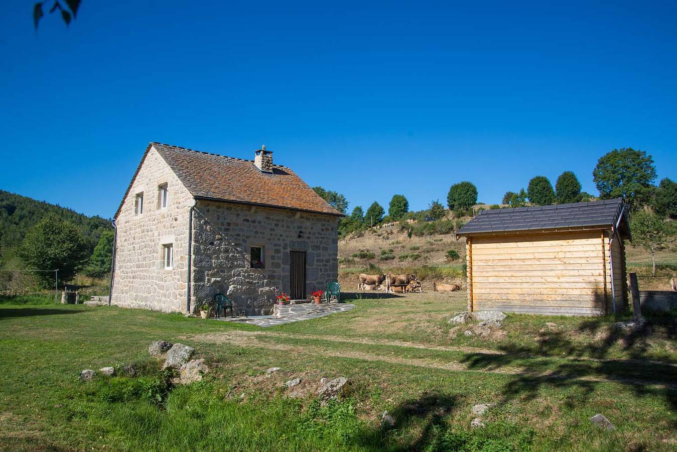 Gîte für 6 Personen mit Terrasse in Zentralmassiv