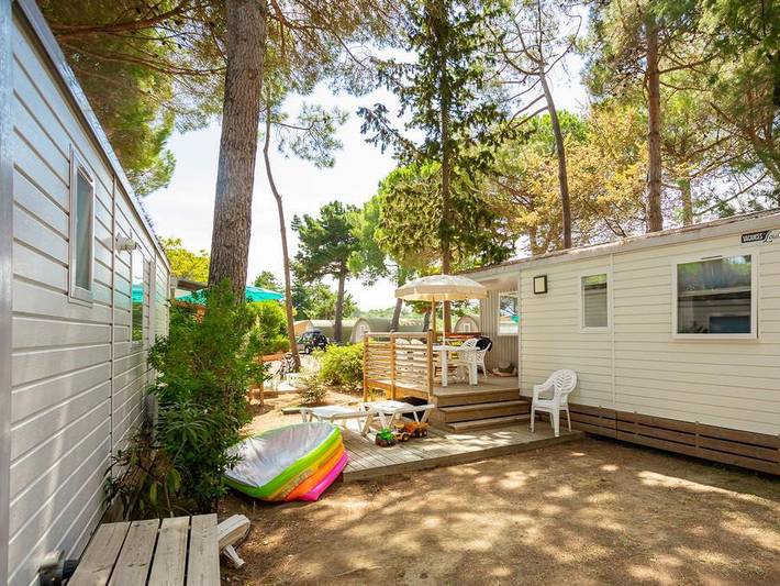 Camping Sunelia Ma Prairie - Mobilheim 4 personen - Sunêlia Confort Pinède in Canet-en-Roussillon, Côte d'Améthyste