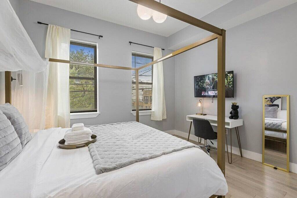 Ganze Wohnung, Free Parking 30% Off-2br w/King bd, Near Nyc, Ewr and Nj Penn in Newark, Essex County (NJ)