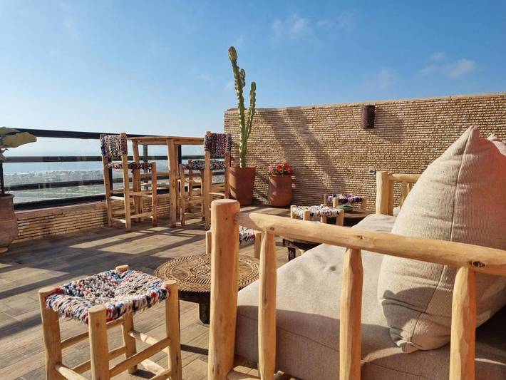 Riad pour 2 personnes, avec terrasse dans Tamraght Ouzdar