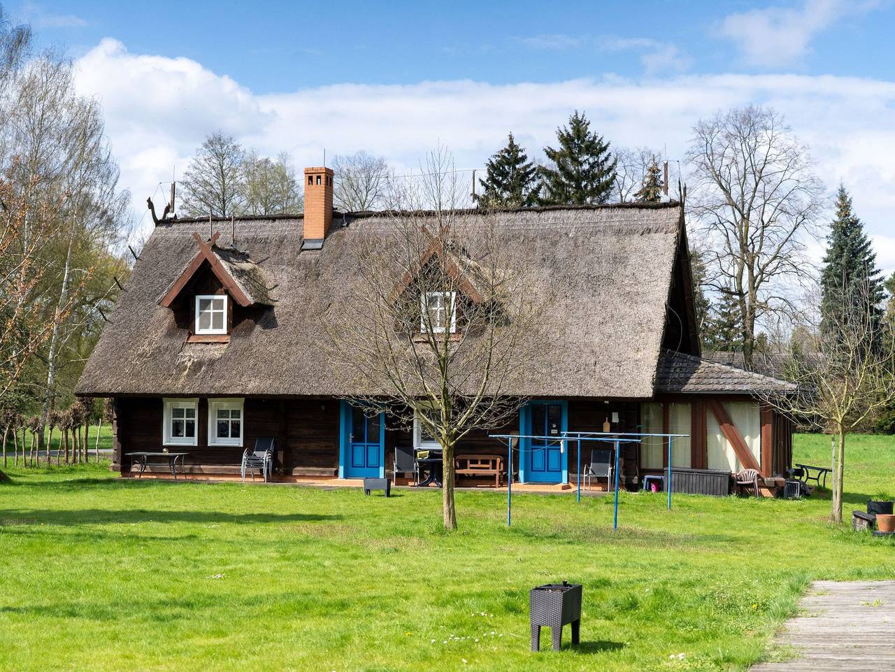 Ganze Ferienwohnung, Reetgedecktes Bohlenhaus Zum Heuschober in Burg (Spreewald), Lausitz