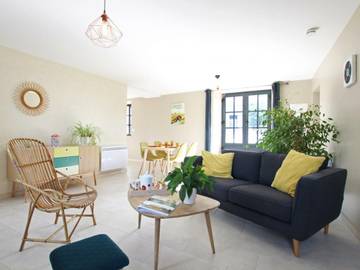 Gîte pour 4 personnes, avec jardin à Saint-Pair-sur-Mer