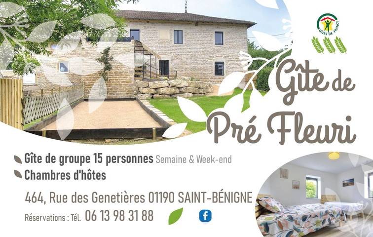 Gîte pour 15 personnes, avec terrasse et jardin