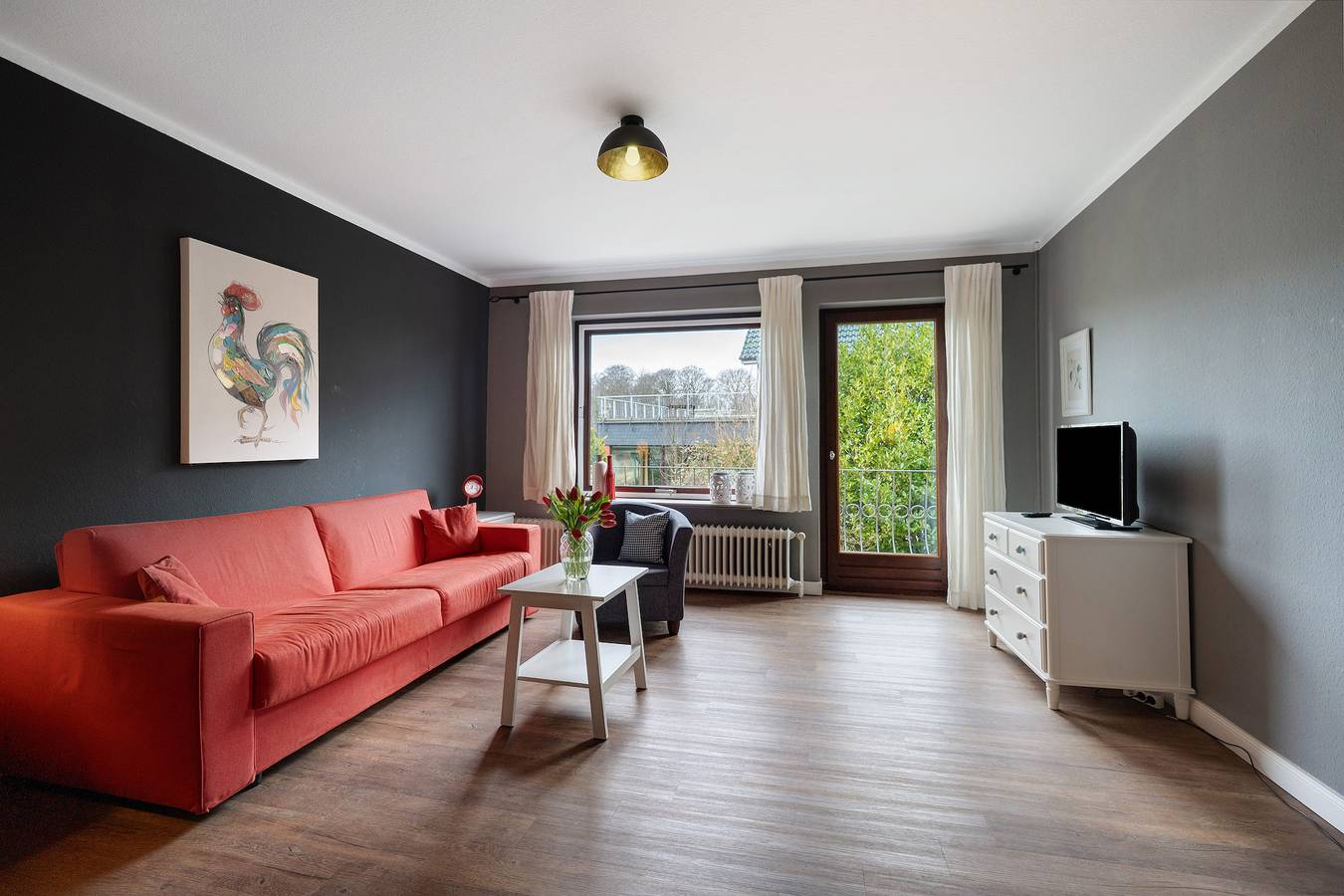 Ganze Wohnung, Ferienwohnung 'Ostseeblick Fewo 6' mit Privatterrasse, Balkon und Wi-Fi in Kronsgaard, Schleswig-Flensburg